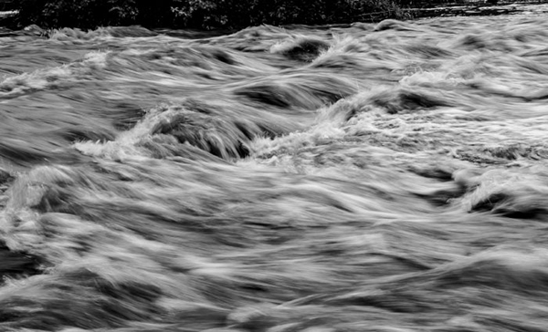 River flowing fast.