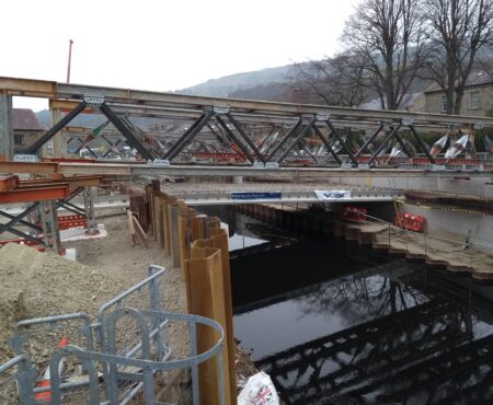 Building works at Caldene Bridge