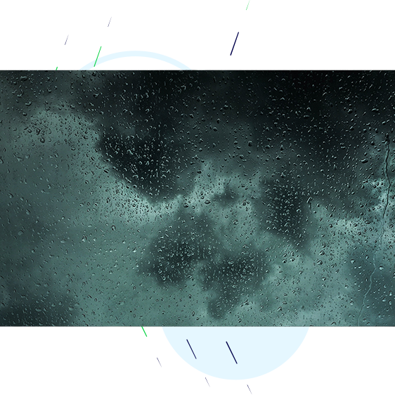 Rain on a window.