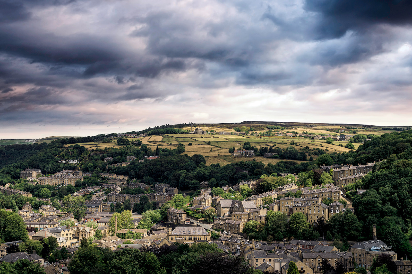 Calderdale valley.