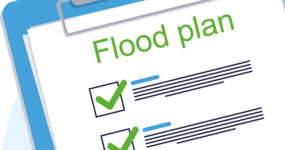 Flood Plan list with tick boxes