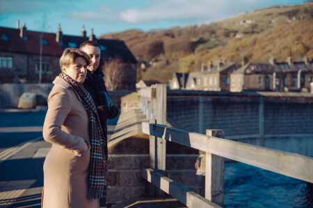 Emma Hardy, MP, Minister for Water and Flooding and the Environment Agency at Mytholmroyd FAS