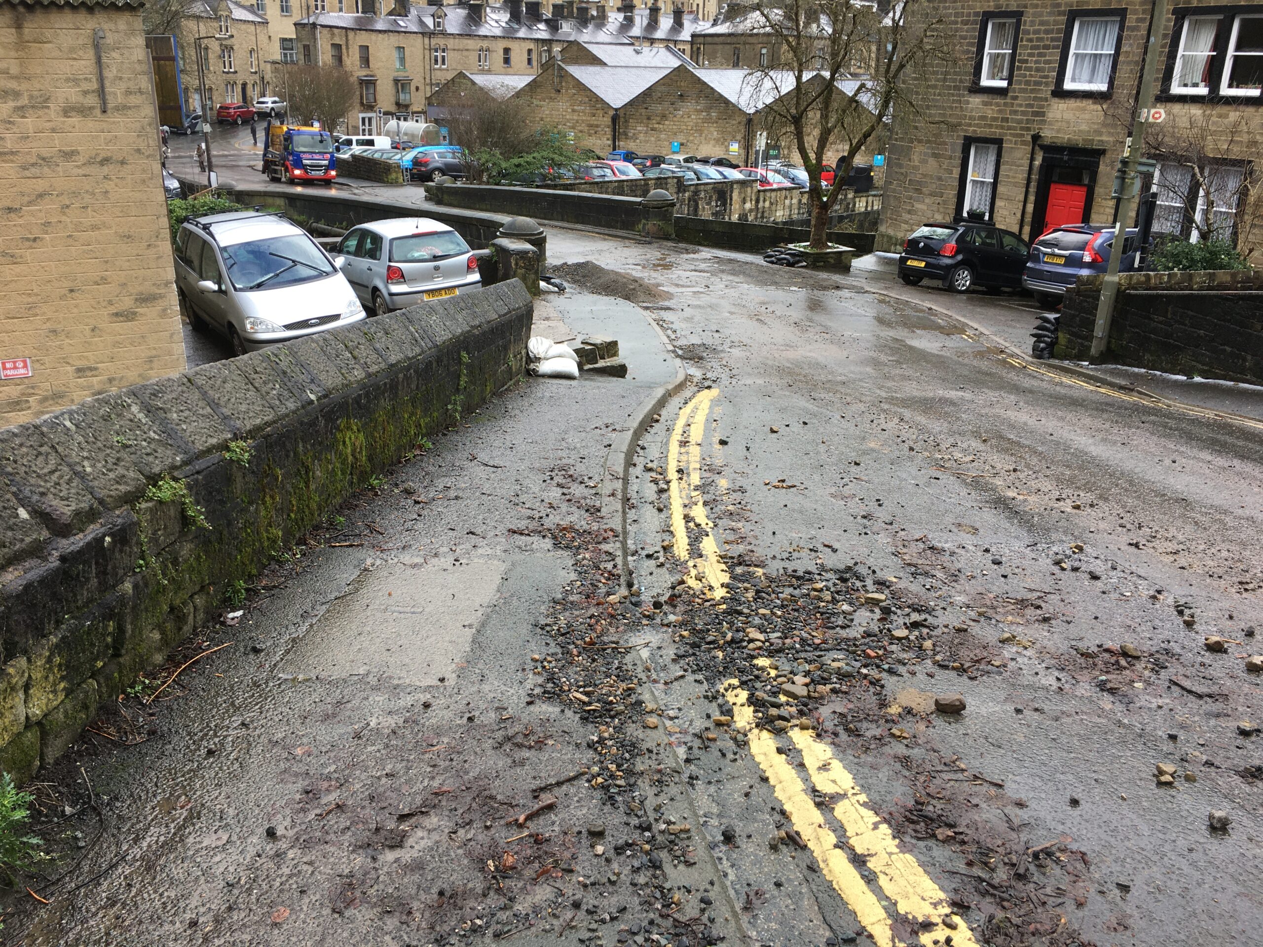 Heble End Bridge flooding in 2020