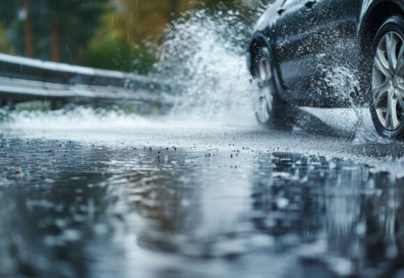 The dangers of driving through floodwater