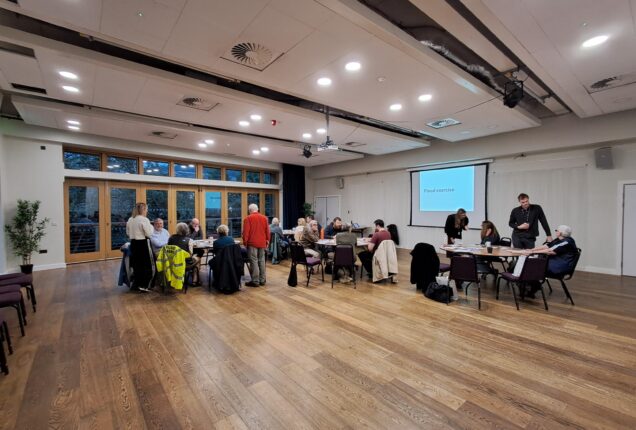 Meeting in Hebden Bridge hosted by the Environement Agency